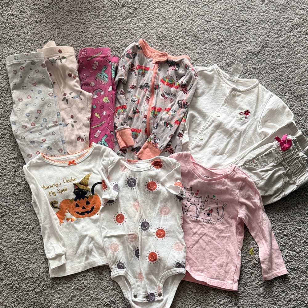 Assorted Baby Onesies and Pajamas